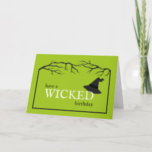 WICKED Birthday Card