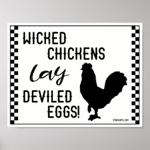 WICKED CHICKENS... POSTER
