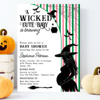Wicked Cute Baby is Brewing Halloween Baby Shower