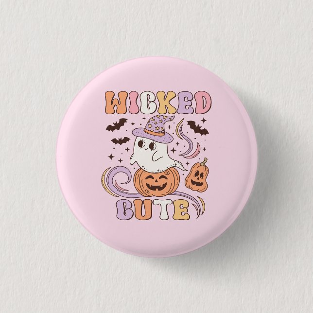 Wicked Cute Halloween 3 Cm Round Badge (Front)