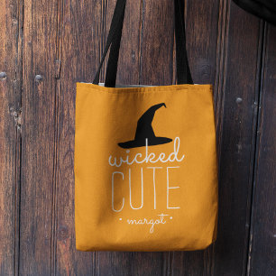 Wicked Cute Personalised Halloween Tote Bag