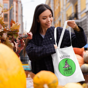 Wicked Cute Personalised Halloween Tote Bag