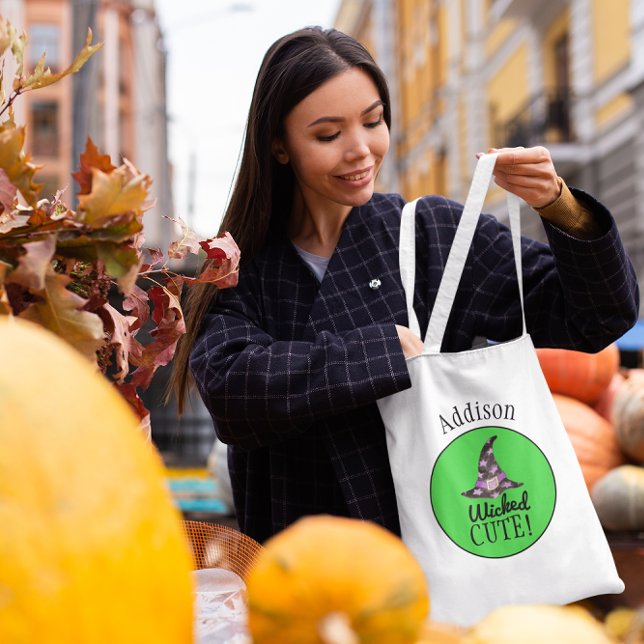 Wicked Cute Personalised Halloween Tote Bag (Creator Uploaded)
