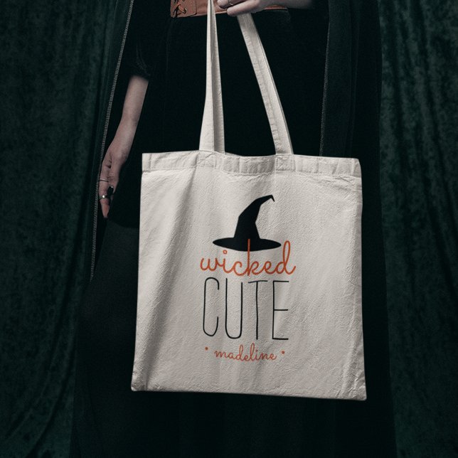Wicked Cute Personalised Halloween Tote Bag (Creator Uploaded)