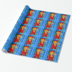 Wicked Evil Elf Santa Xmas Wrapping Paper