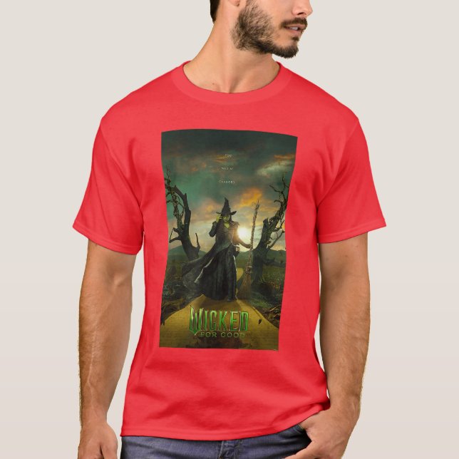 Wicked for Good Elphaba Yellow Brick Road Poster b T-Shirt (Front)