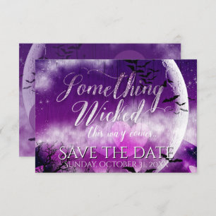 Wicked Fun Love Moon Save the Date w/ Photo