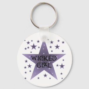 Wicked Girl Key Ring