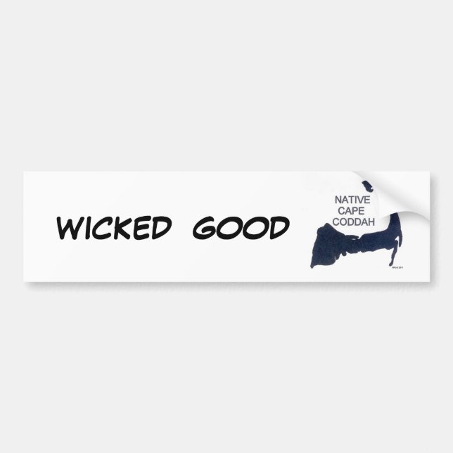 Wicked Good Bumper Sticker (Front)