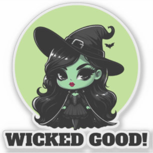 Wicked Good Little Green Witch Invitation