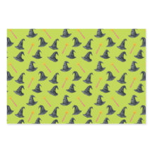 Wicked Good Pink & Green Witchy Gift Wrap