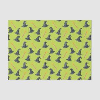 Wicked Good Pink & Green Witchy To/From Gift Tags Tissue Paper