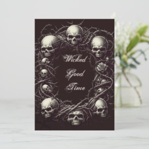 Wicked Good Time Halloween Party Invitation