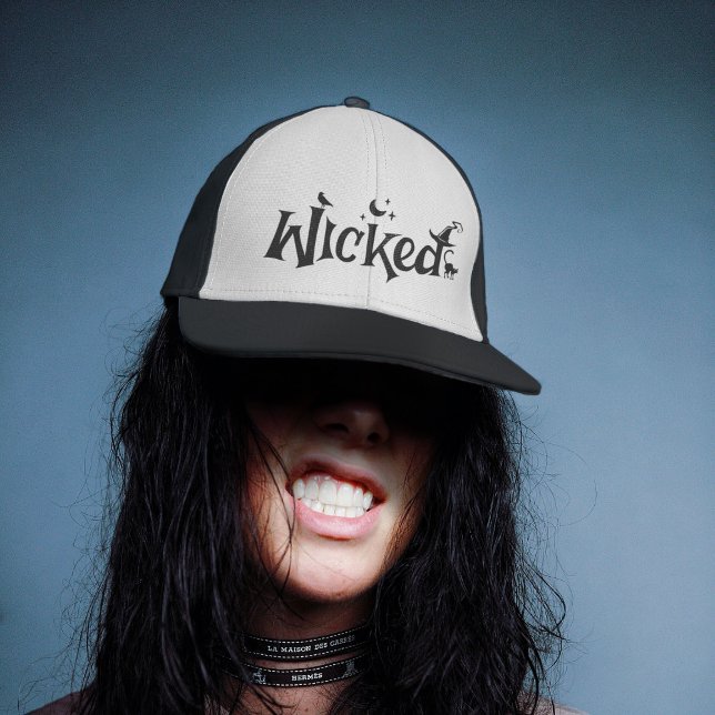 Wicked Halloween Funny Witch  Trucker Hat (Wicked Halloween Funny Witch Trucker Hat)