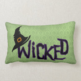 Wicked Halloween Lumbar Decorative Pillow