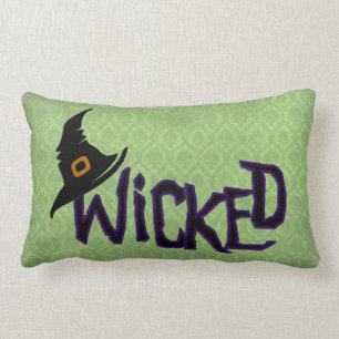 Wicked Halloween Lumbar Decorative Pillow 