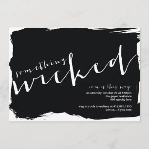 Wicked - Halloween Party Invitation