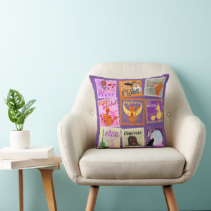Wicked Halloween Stamp Collections Multi-coloured Cushion