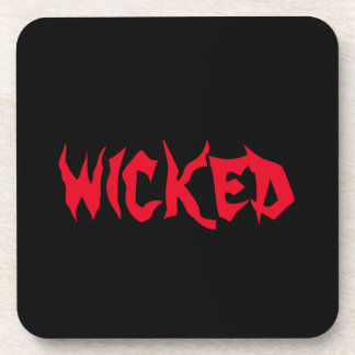 Wicked Hard Plastic Coaster
