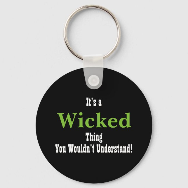 Wicked Keychain (Front)