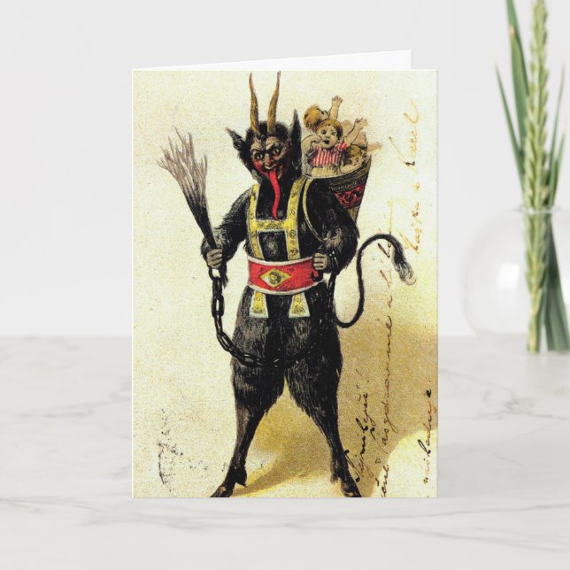 Wicked Krampus Scary Demon Holiday Christmas Xmas (Front)