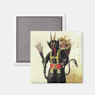 Wicked Krampus Scary Demon Holiday Christmas Xmas Magnet