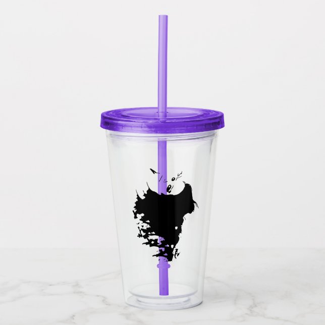 Wicked Mane Acrylic Tumbler (Front)