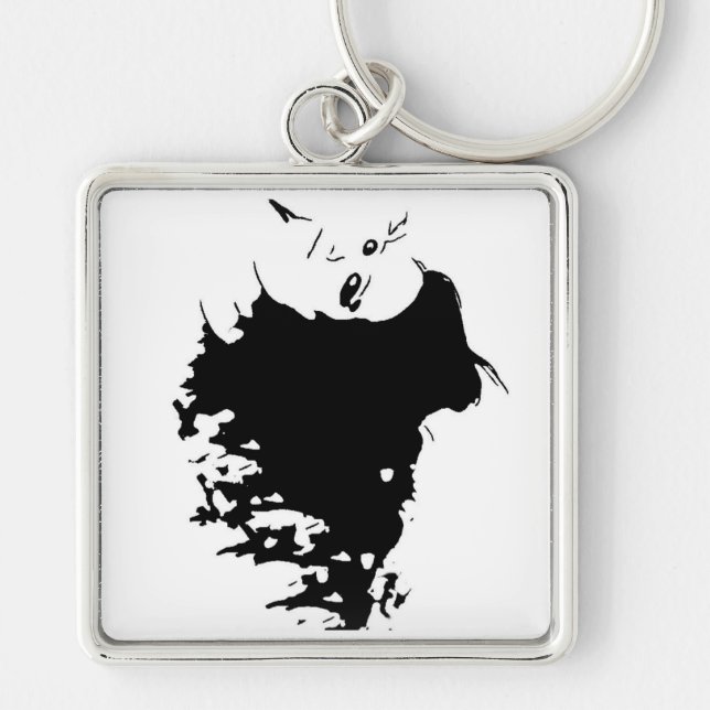 Wicked Mane Key Ring (Front)