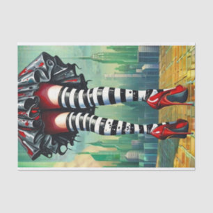 Wicked Oz Stylish Ruby Red Decoupage Paper