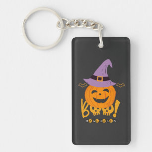 Wicked Pumpkin Key Ring