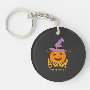 Wicked Pumpkin Key Ring