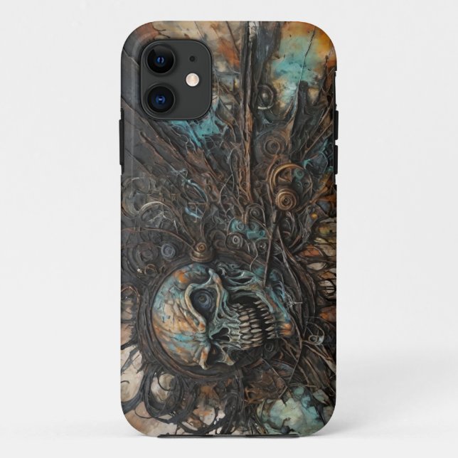 Wicked Skull IPhone Case (Back)