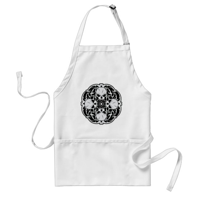 Wicked Skulls Standard Apron (Front)