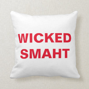 Wicked Smaht Throw Pillow