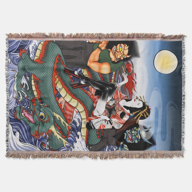 Wicked Spirit Throw Blanket (Front)