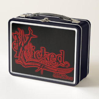 Wicked Studioz Red Logo w/ Sacred Heart Metal Lunch Box