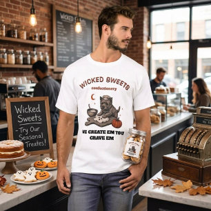 Wicked Sweets Confectionery T-Shirt Design