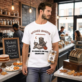 Wicked Sweets Confectionery T-Shirt Design