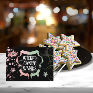 Wicked Theme Tent Food Card