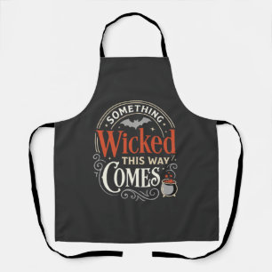 Wicked This Way Comes Halloween Design_1 Apron