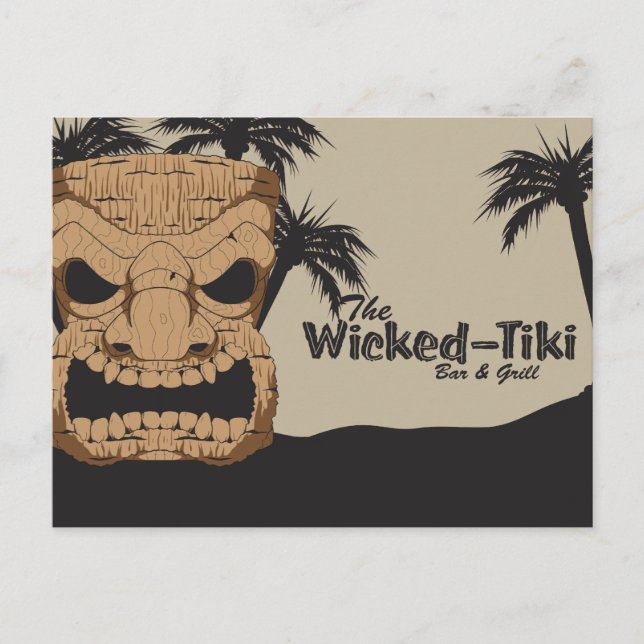 Wicked Tiki Bar Postcards (Front)