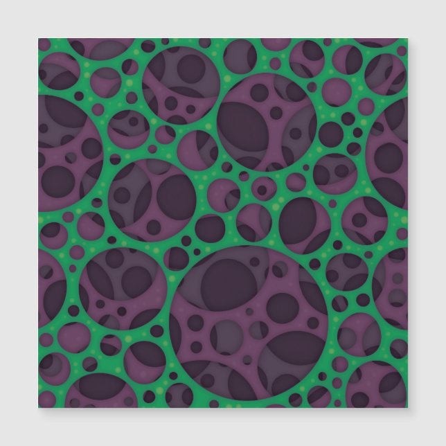 Wicked Trippy Abstract Slime Holes Design Pattern (Front)