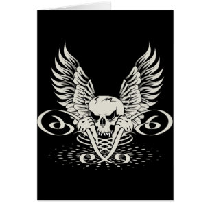 Wicked Winged Skull