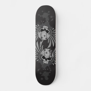 Wicked Winged Skull Skateboard