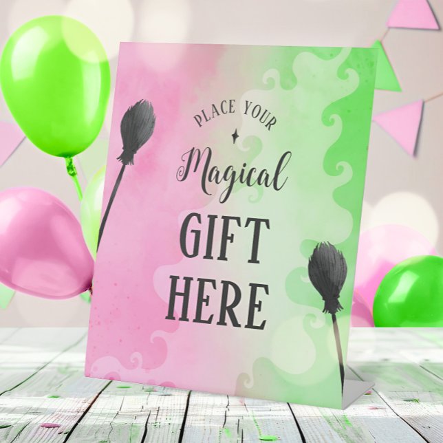 Wicked Witch Birthday Gifts Pedestal Sign (Wicked Witch Birthday Gift Pedestal Sign)