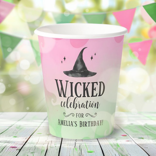 Wicked Witch Birthday Party Paper cup (Wicked Witch Birthday Paper Cup
)
