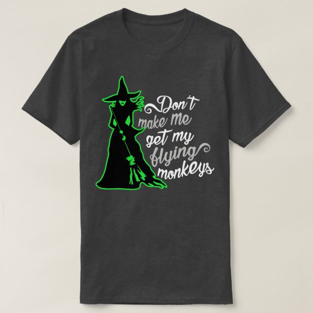 Wicked Witch Flying Monkeys T-Shirt (Design Front)