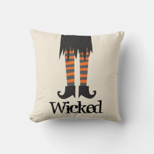 Wicked Witch Halloween Cushion