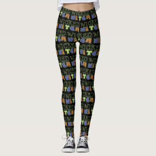 Wicked Witch Halloween Leggings