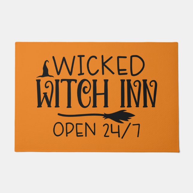 Wicked Witch Home Decor Door Mat (Front)